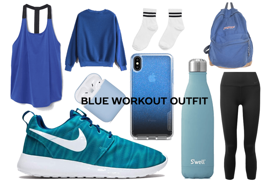 Blue Workout Outfit