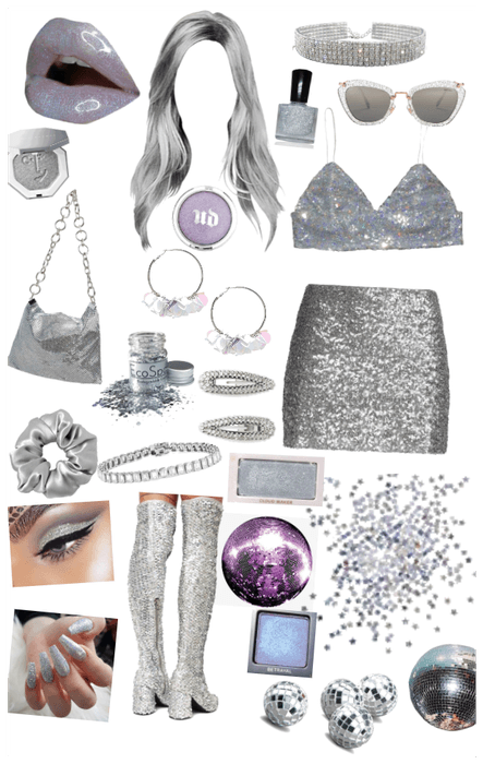 Purple&Silver Sparkles