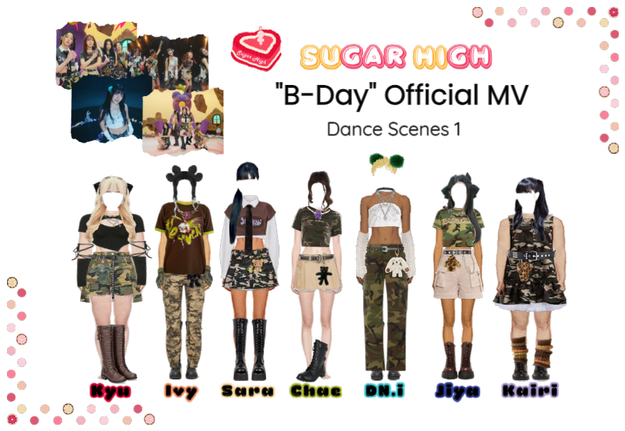 Sugar High "B-Day" Official MV | Dance Scenes 1