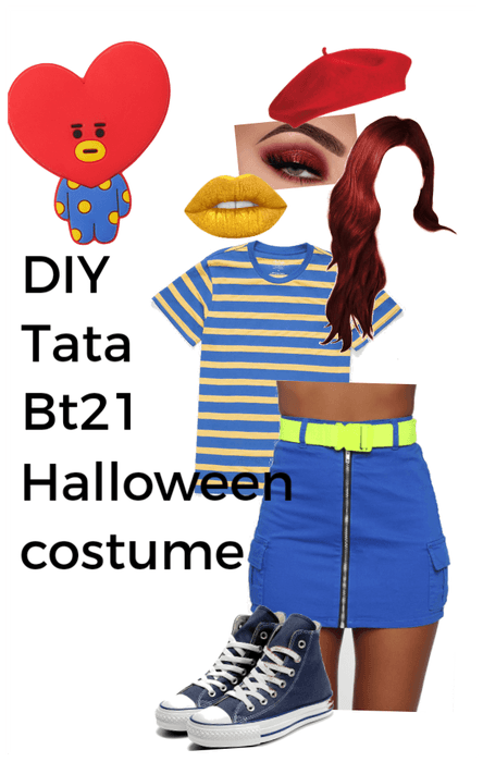 Diy tata bt21 costume for halloween.