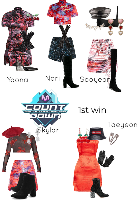 cherry debut stage MCountdown 1st win