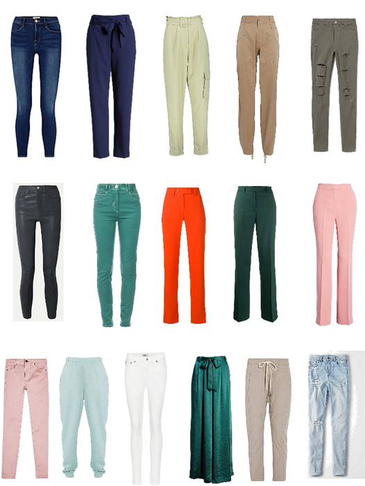 Spring type trousers