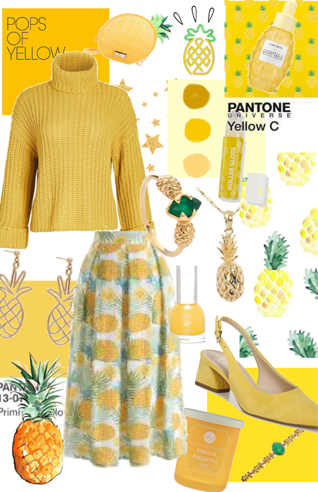 pineapple skirt