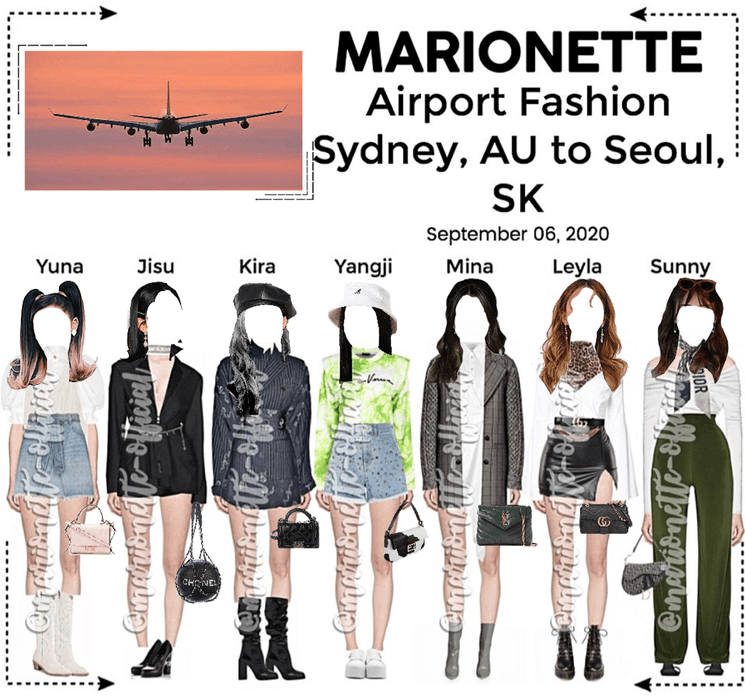 MARIONETTE (마리오네트) Airport Fashion | Sydney, AU to Seoul, SK