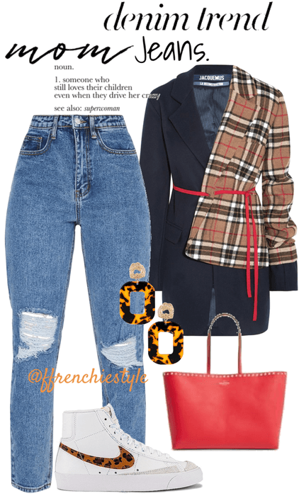 how to style mom jeans