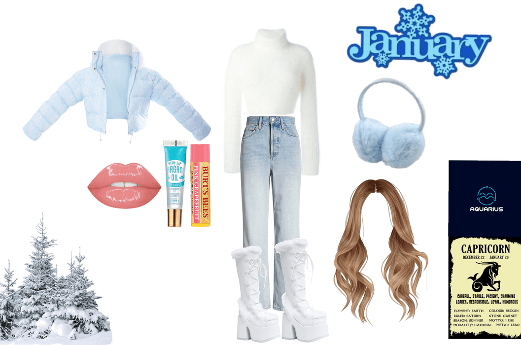 January outfit -for you birthday month outfit challenge-
