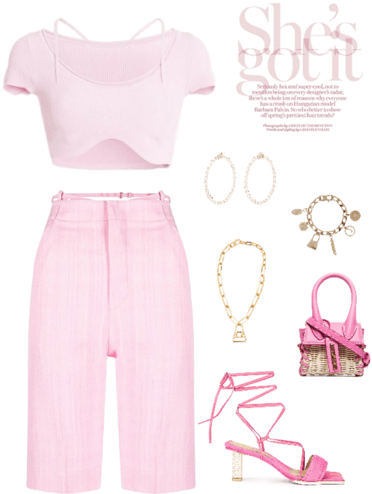 Jacquemus Pink Outfit