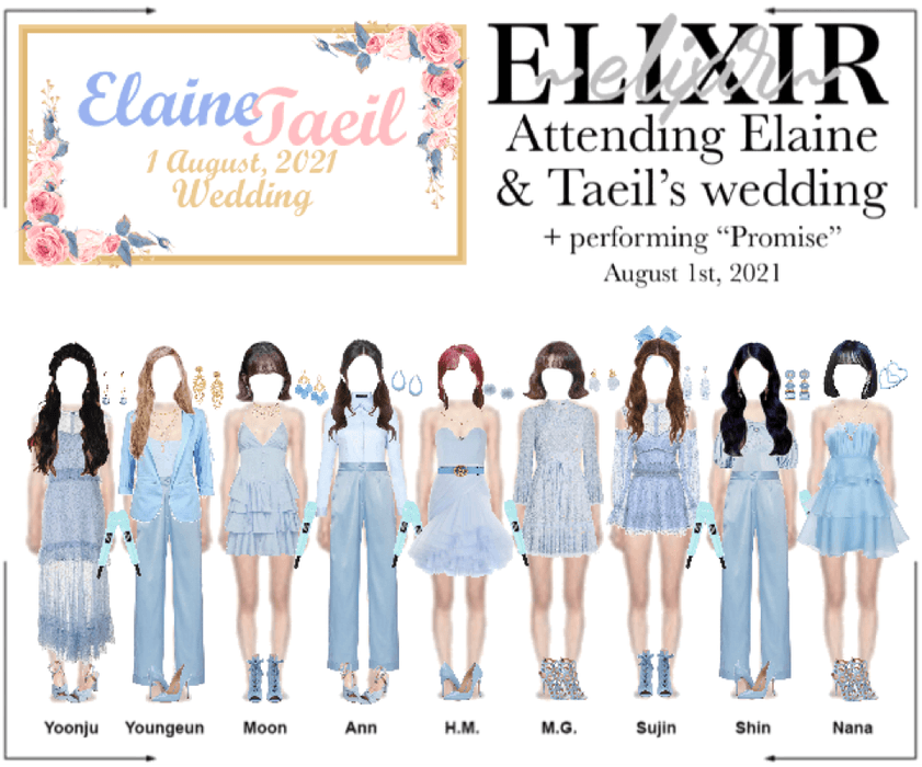 ELIXIR (엘릭서) | Attending & performing at Elaine and Taeil’s wedding