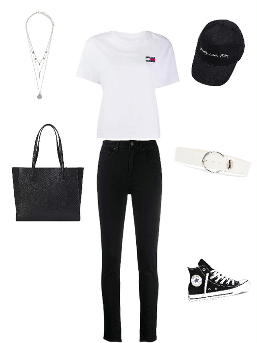 basic black&White outfit