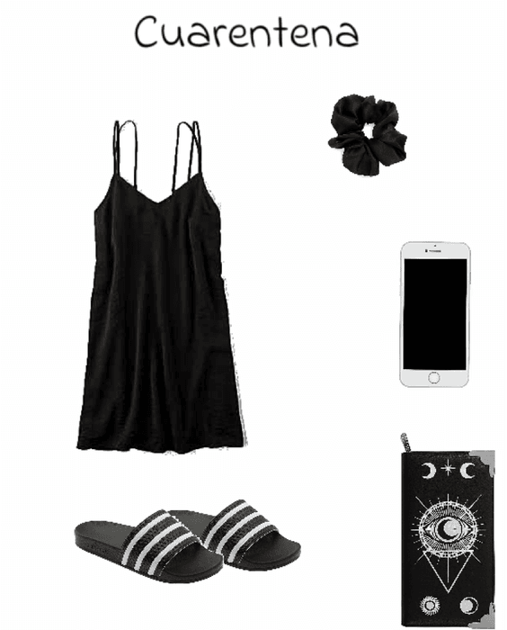 Summer cuarentena black dress (jk)
