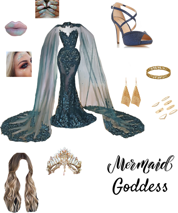 outfit for a mermaid goddess