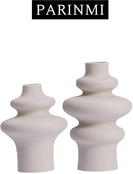 Wavy contemporary vase
