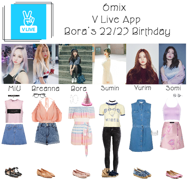 《6mix》V Live App: Bora's 22/23 Birthday
