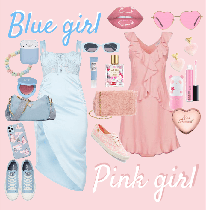 Blue girl / Pink Girl