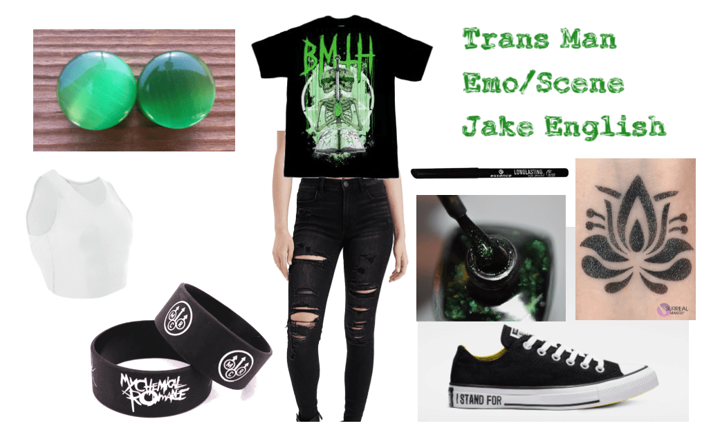 Trans Man Emo/Scene Jake English