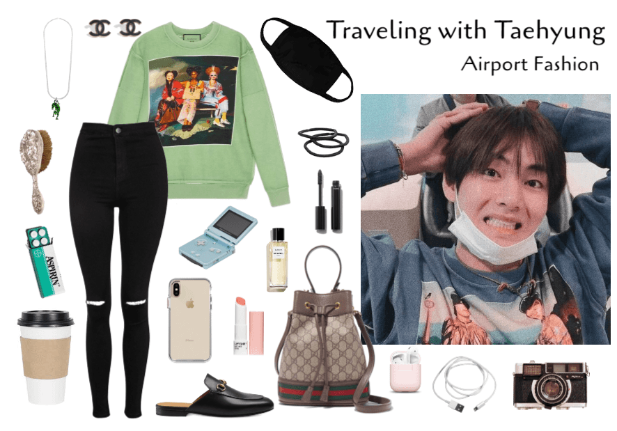 Traveling with Taehyung - Airport Fashion