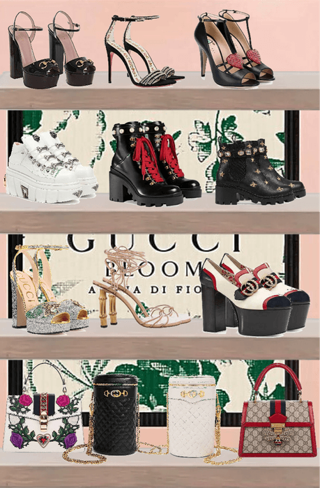 Gucci shoes and bags