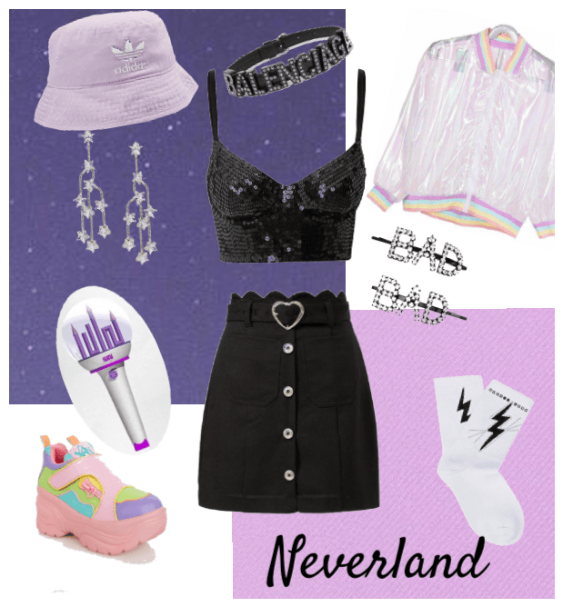 Kpop fandoms as outfits:Neverland (female)