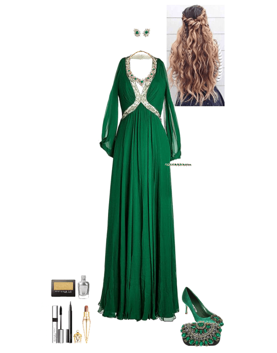 green gown (Tara)