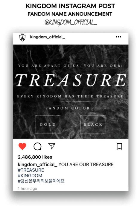 {KINGDOM} Official Instagram Post