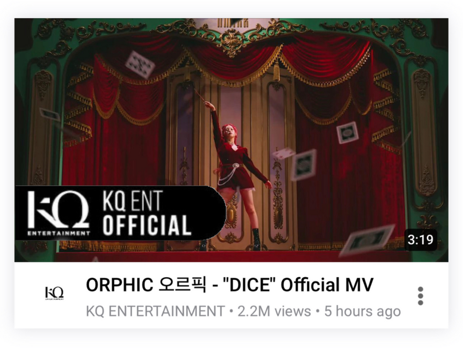 ORPHIC (오르픽) ‘DICE’ Official MV