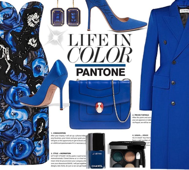 Pantone blue style