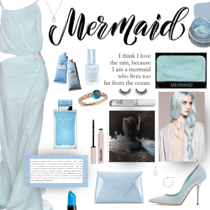mermaid inspired look