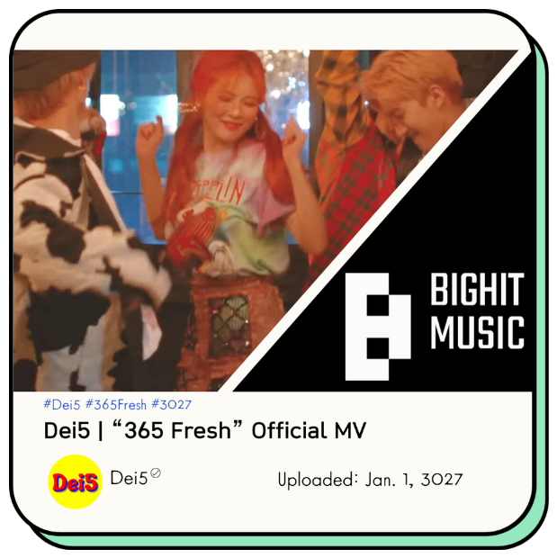 Dei5 "365 Fresh" Official MV | Thumbnail