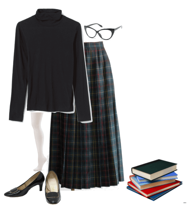1960s Inspired Schoolgirl Outfit