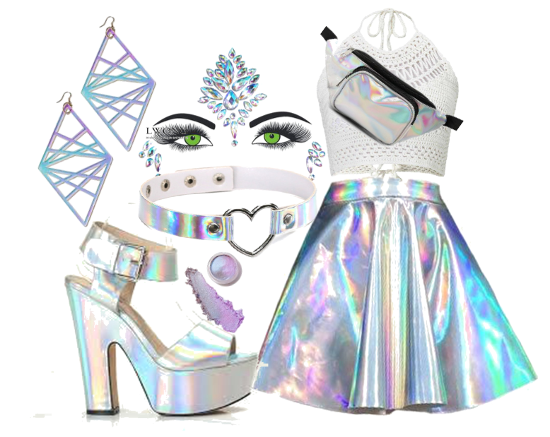 holographic look festival