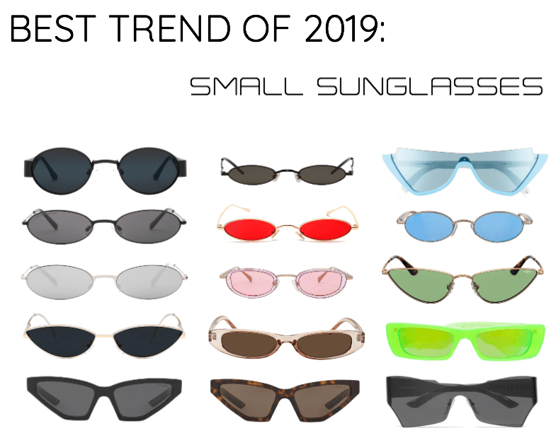 2019 Trends - small sunglasses