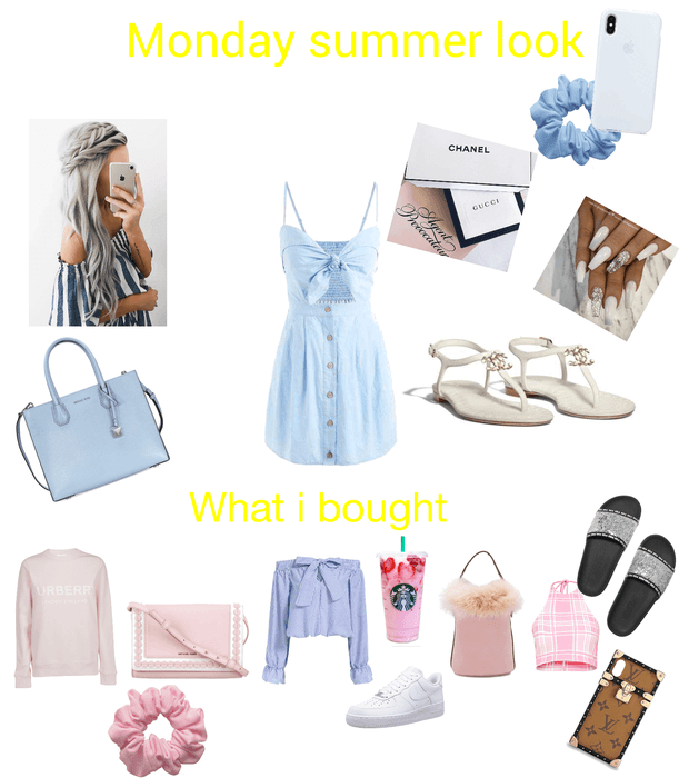 Monday summer look shopping spree and what I bought there