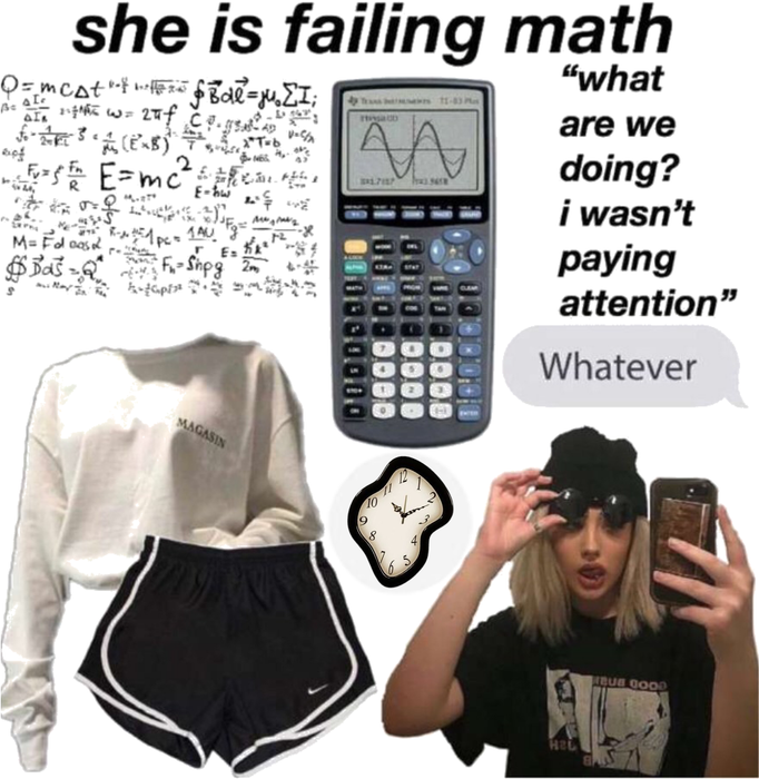 she is failing math