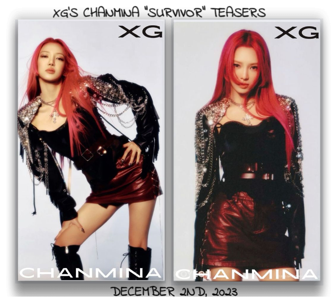 XG's Chanmina "Survivor" Teasers