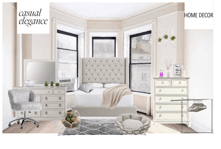 Pastel Silver Bedroom