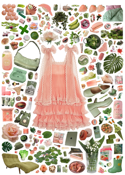 coral + green challenge !!