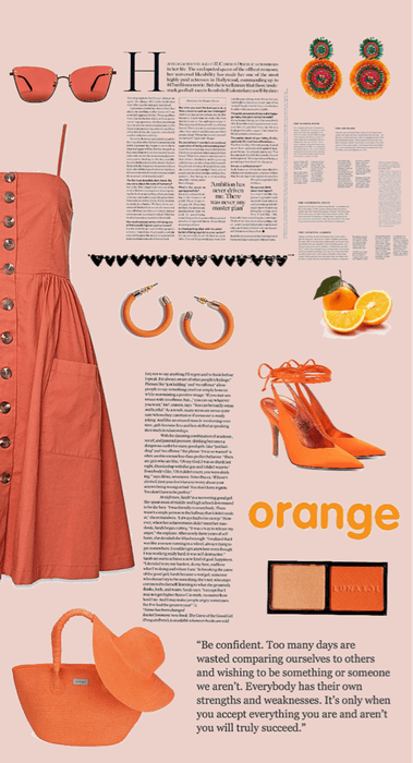 orange outfit