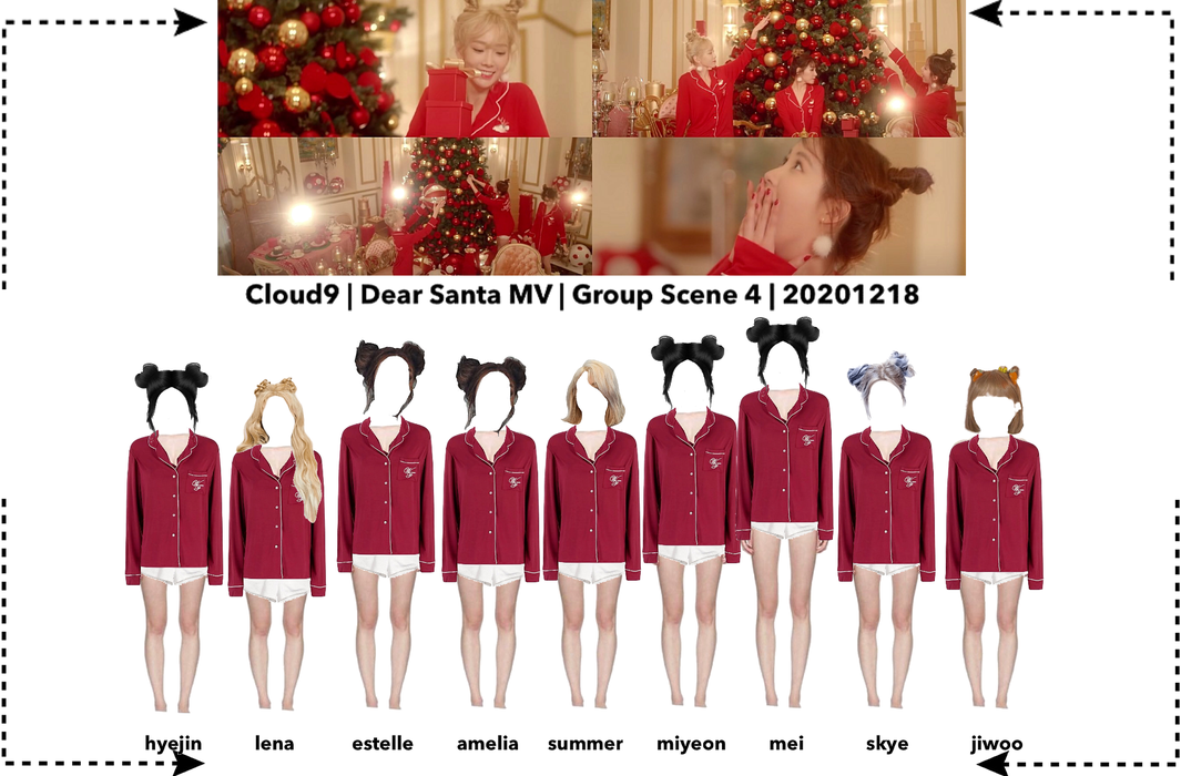 Cloud9 (구름아홉) | Dear Santa MV Scene 7 | 20201218