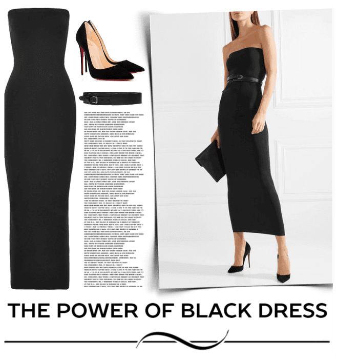 The power of Black Dress