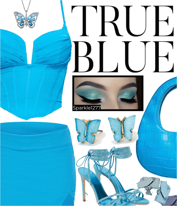 corset blue