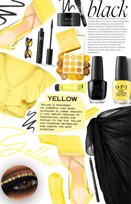 Color Combinations: Yellow and Black | COLOR COMBINATION CHALLENGE |