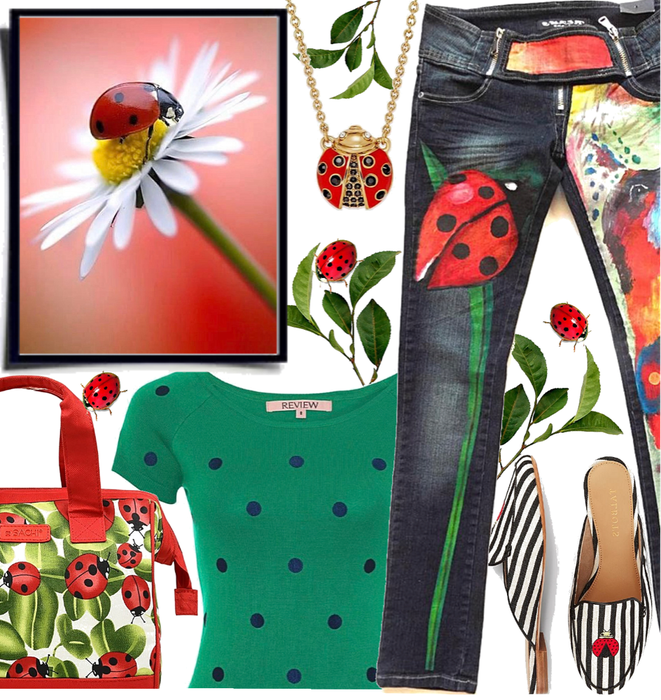 Cute animal outfit: ladybug 🐞