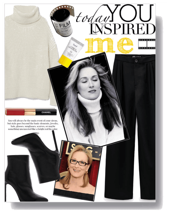Celeb Inspo Costumes Outfit /Meryl Streep/