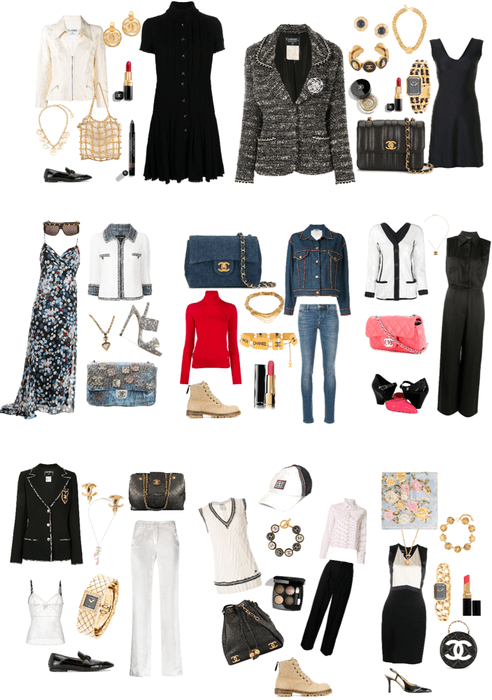 Chanel daily looks and choose one for your vocation.
