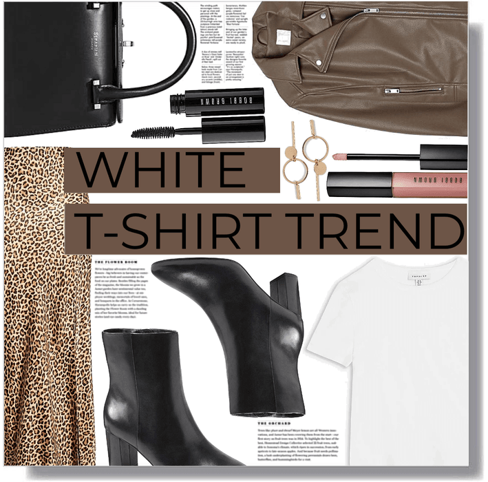 white t-shirt trend 🤎