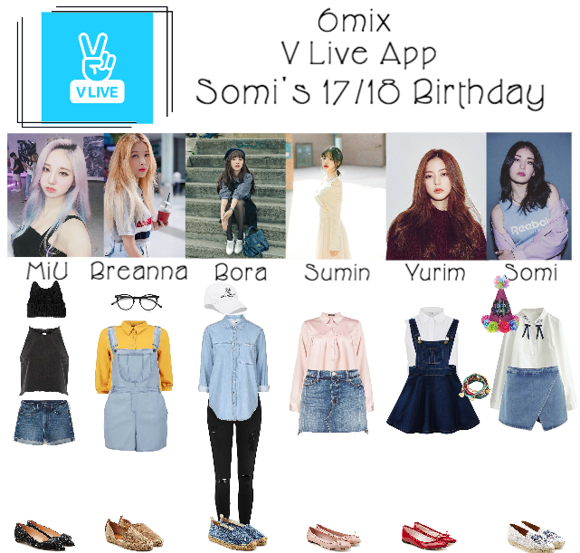 《6mix》V Live App: Somi's 17/18 Birthday