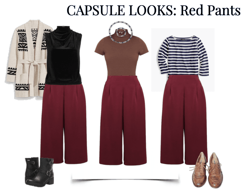 Capsule Looks: Red Pants
