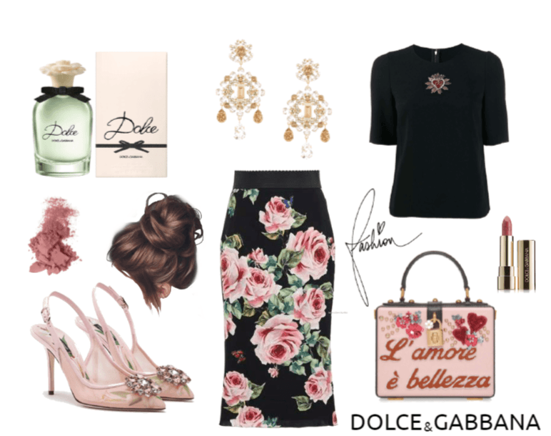 Dolce&Gabbana Rose Outfit