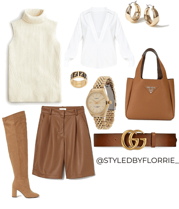 brown and beige