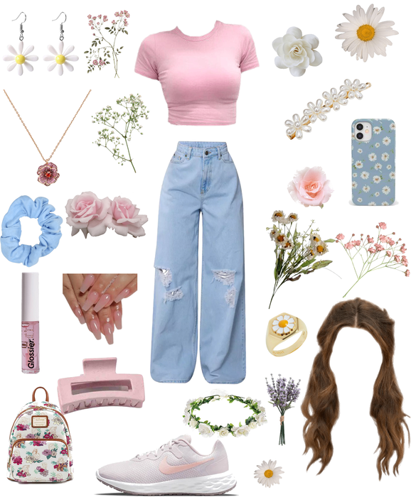 flower preppy gal🌸✨ Outfit